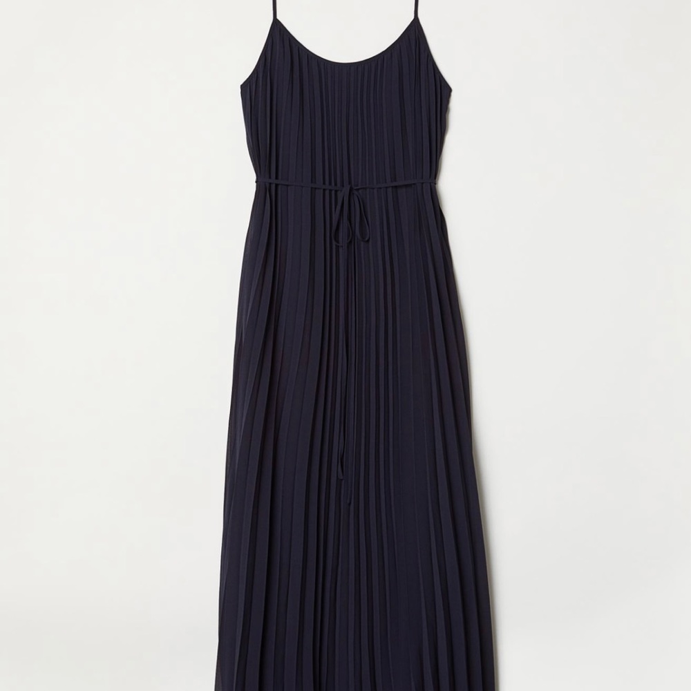 H&M Pleated Midi Dress Size L